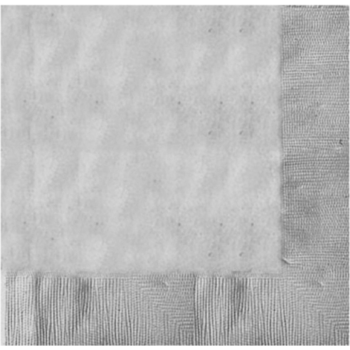 40cm 2-Ply 20 Dinner Napkins Silver