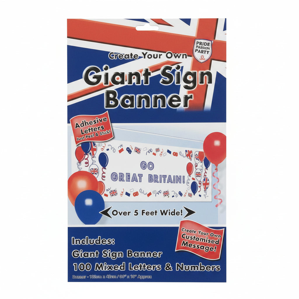 Union Jack Create Your Own Sign Banner
