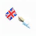Union Jack 6 Waving Flags