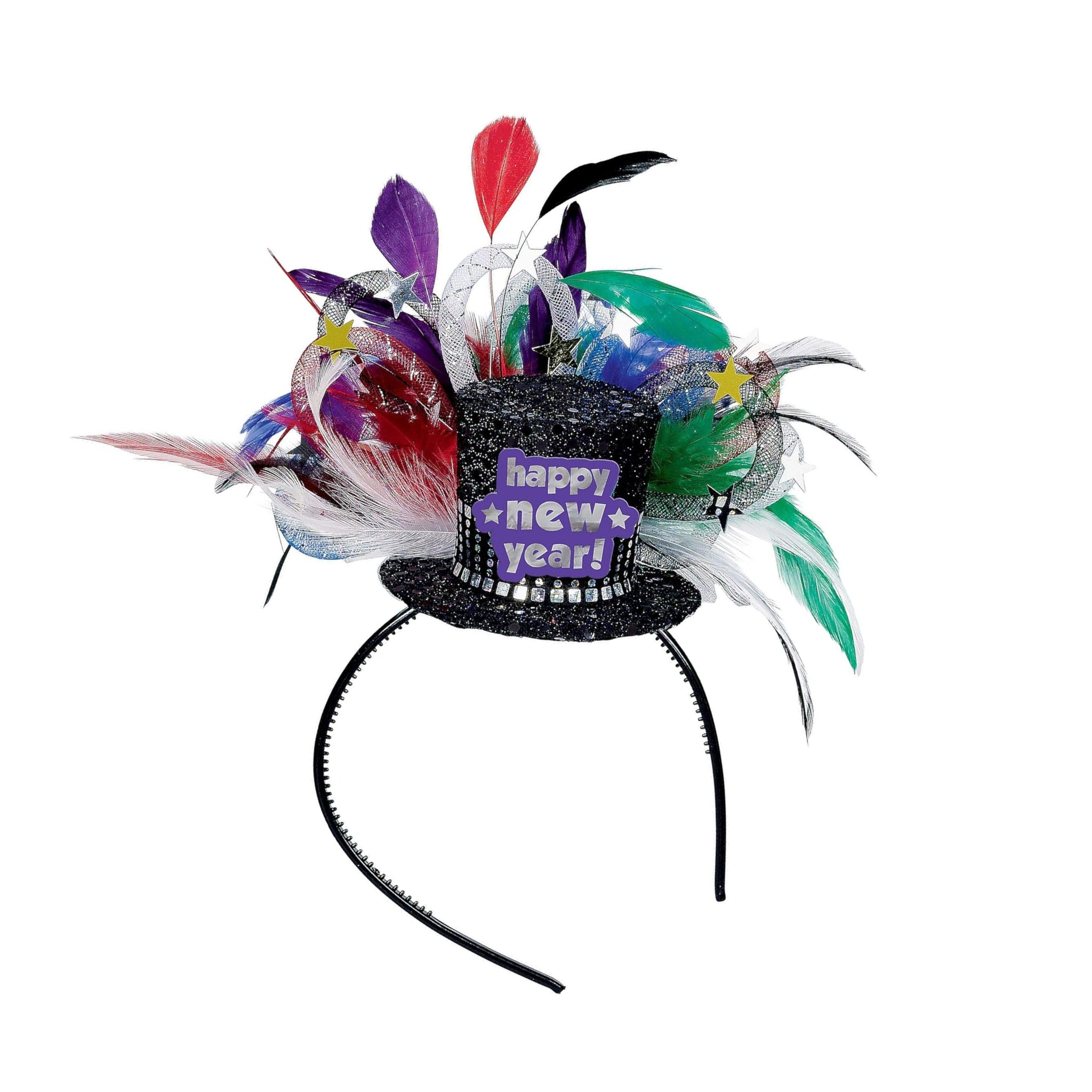 Deluxe Headband Happy New Year Hat 1pc