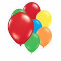 10 Assorted Metallic Latex Balloons Helium Quality