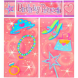 Birthday Princess Giant Scene Setter Wall Decorating Kit 5pcs