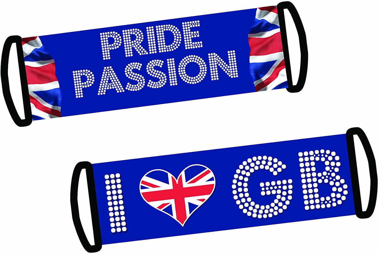 Union Jack Expandable Fan Banner