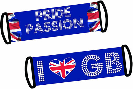 Union Jack Expandable Fan Banner