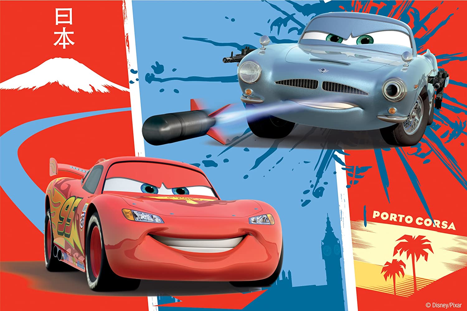 Disney Pixar Cars 2 Party Favours Jigsaw Puzzles | 4 Pack