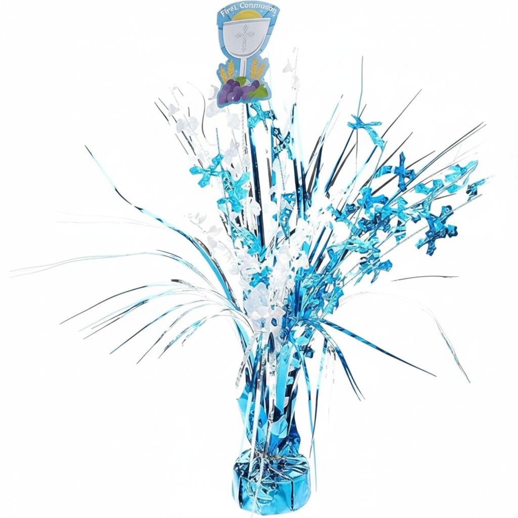 First Communion Spray Centrepieces Blue