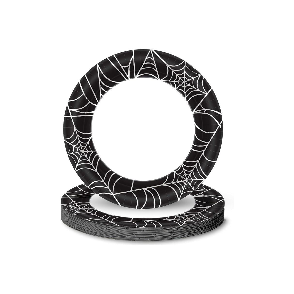 Spider Web Paper Plates 40 Pack