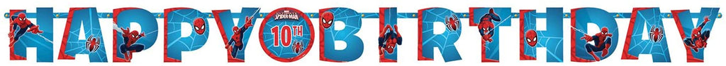Spider-man Happy Birthday Letter Banner