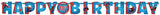 Spiderman Happy Birthday Letter Banner