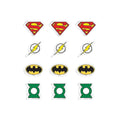 DC Comics Justice League Erasers 12pcs