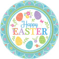 Lovely Easter Round Paper Plate  8 Pack