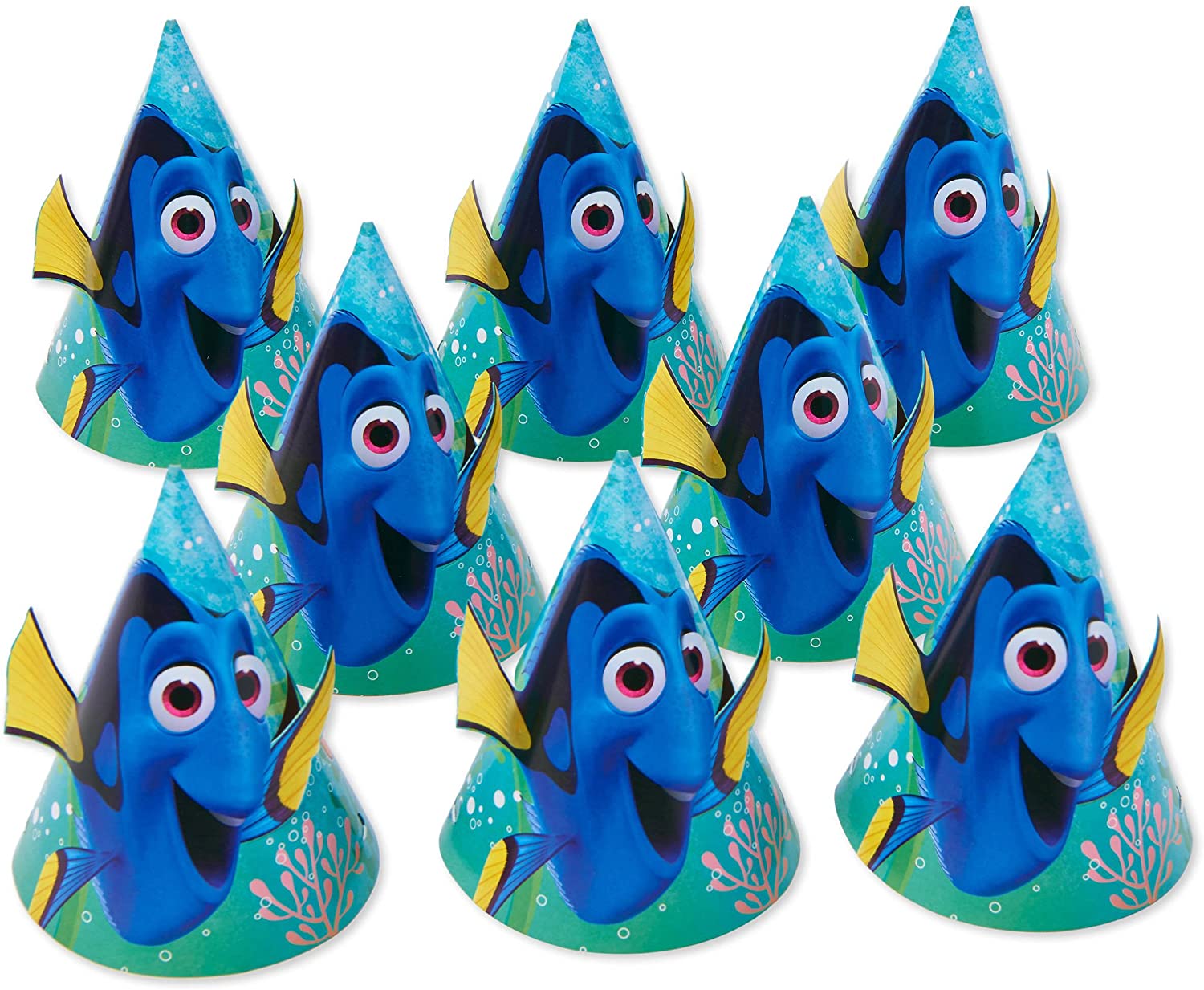 Disney Pixar Finding Dory 8 Party Hats