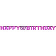 60th Birthday Letter Banner 7ft(2.13m)