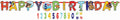 Happy Birthday Add an age Jumbo Letter Banner Kit Pirate Themed