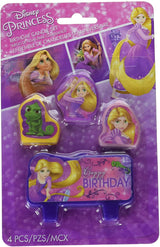 Disney Princess Rapunzel Tangled 4 Birthday Candles Set
