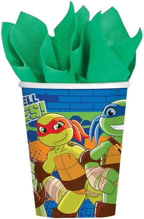 Half Shell Heroes Paper Cup 9oz (266ml) 8 Pack