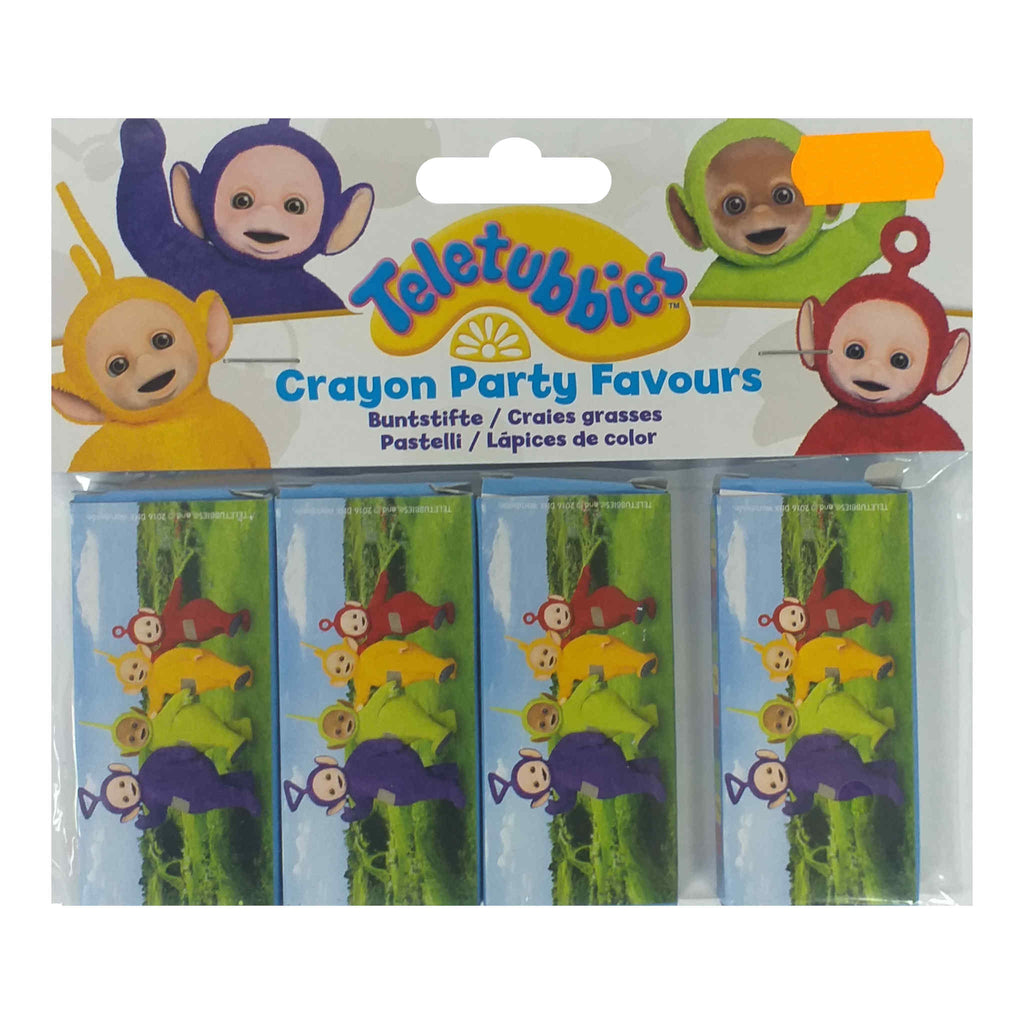 Teletubbies Crayon Party Favours 4 Pack – Kids Party Supplies
