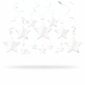 White Star Swirls Decorations 30 Piece