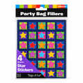 Party Bag Fillers 4 Sheets Star Stickers for Kids Party Favours & Crafts
