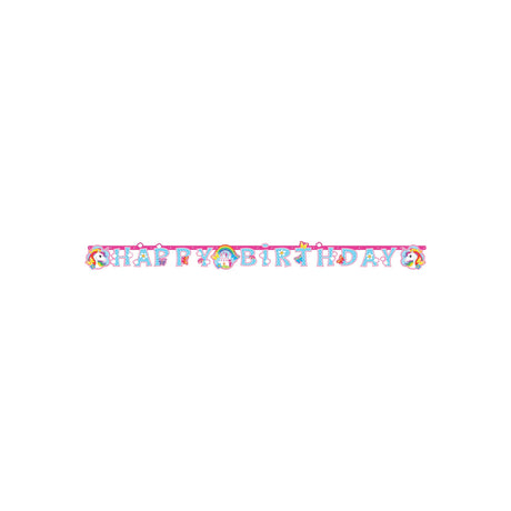 Unicorn Letter Banner 1.79m
