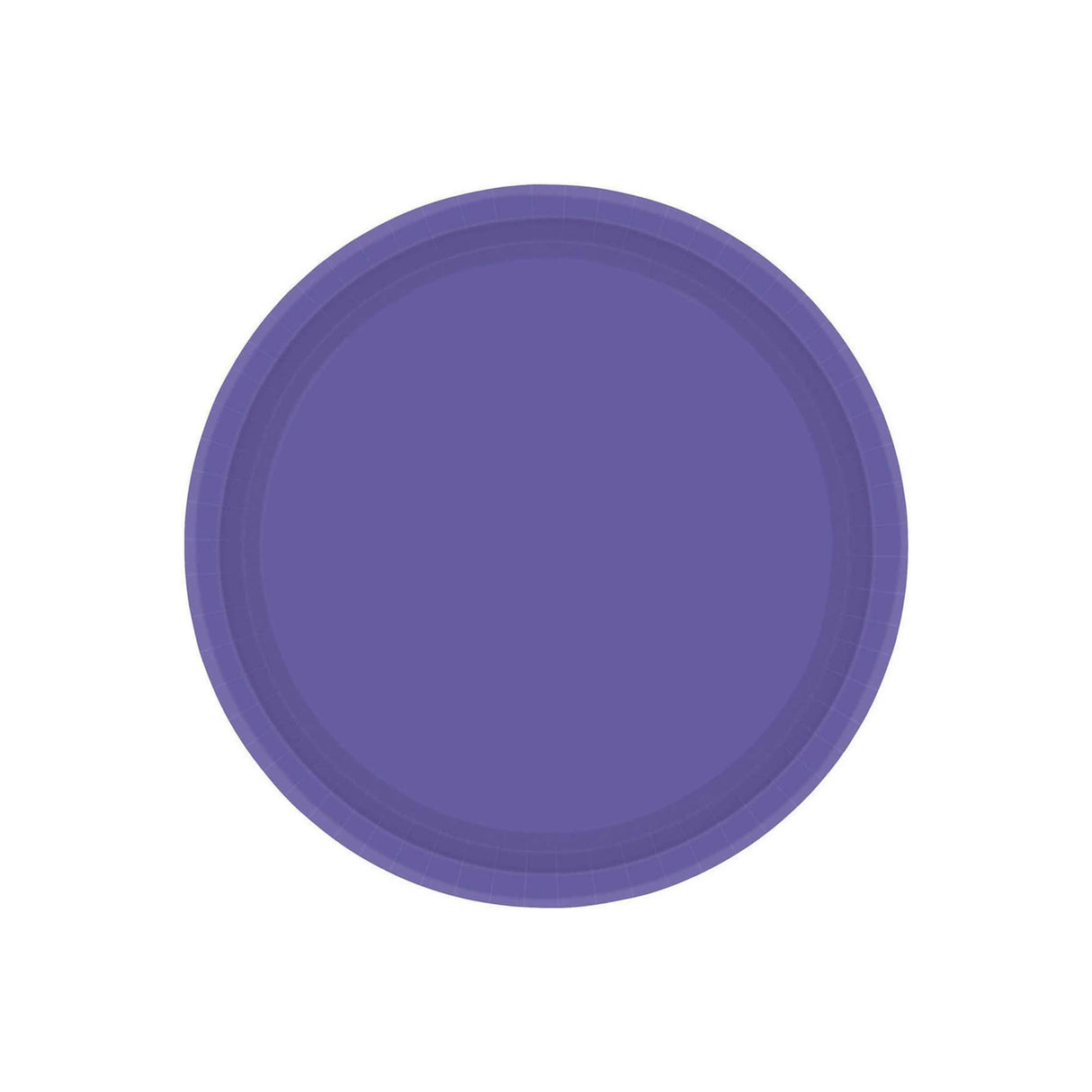 Round Paper Plates Purple 8 Pack