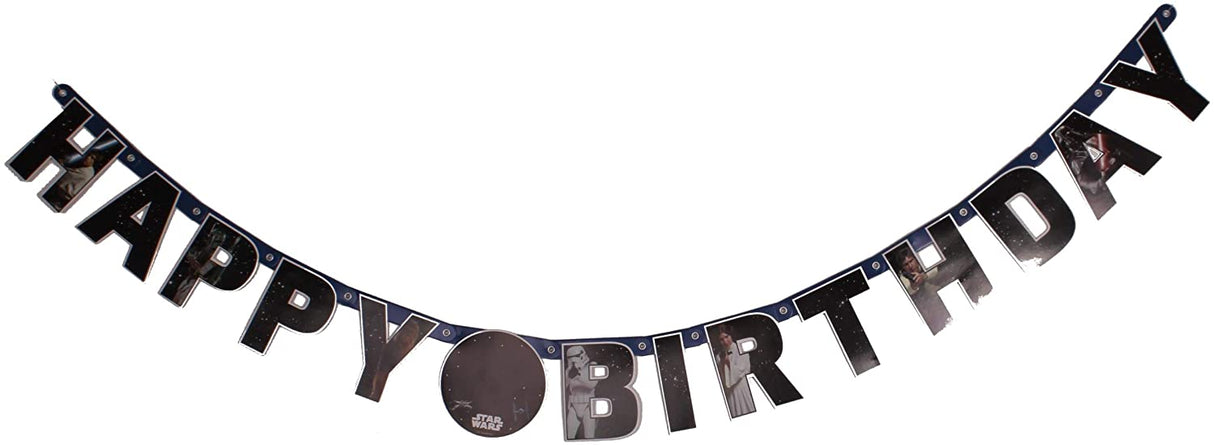 Disney Star Wars Add An Age Letter Banner – Celebrate with Characters
