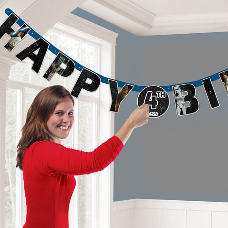 Disney Star Wars Add An Age Letter Banner – Celebrate with Characters