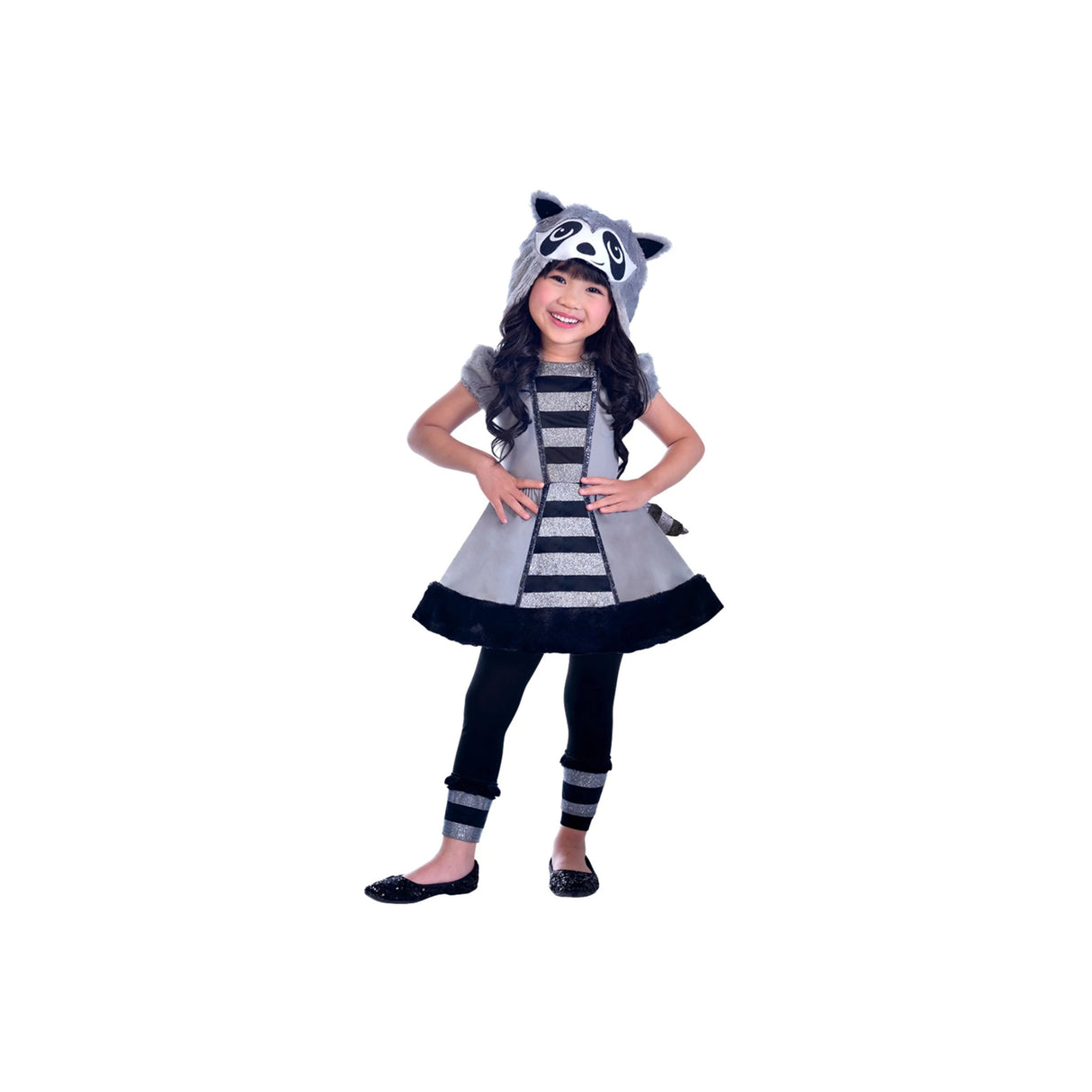 Girls Racoon Costume 3 - 4 Years