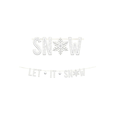 Christmas Banner Let it Snow