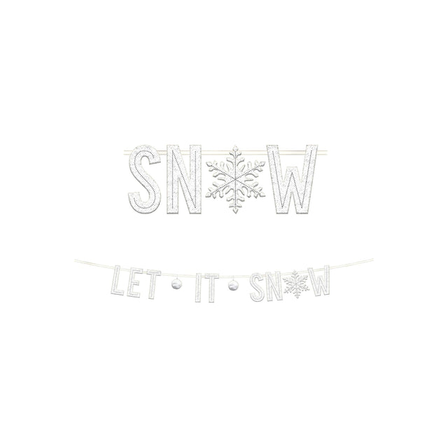 Christmas Banner Let it Snow