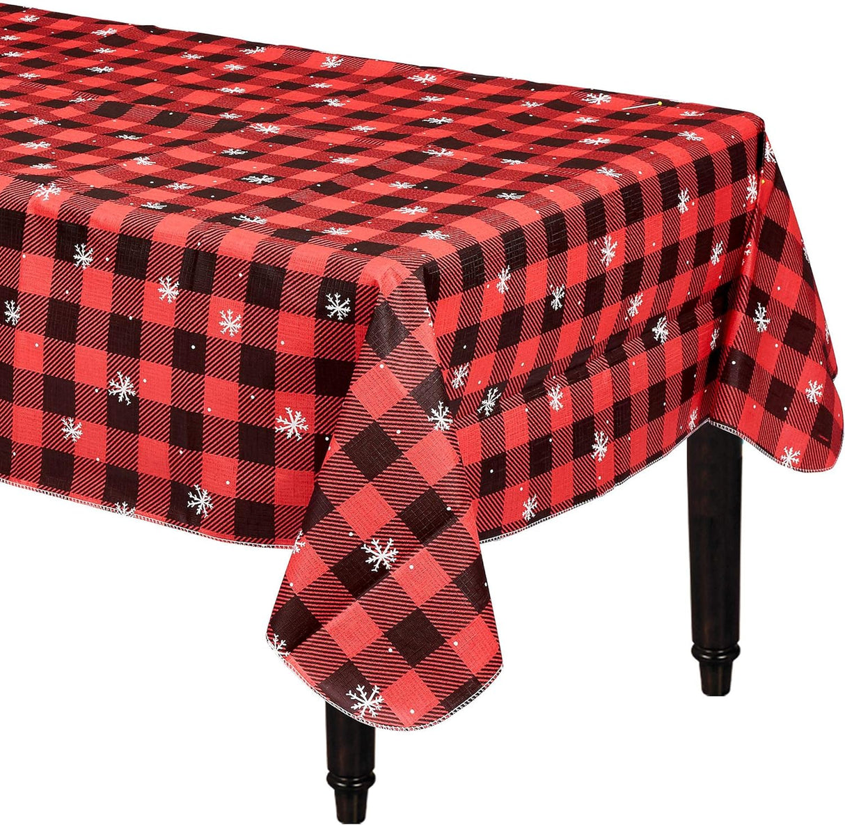 Cozy Flannel Backed Tablecover-1.37m x 2.59m