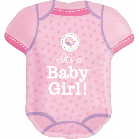It's a Baby Girl Foil Balloon SuperShape 22x24in (55x60cm)