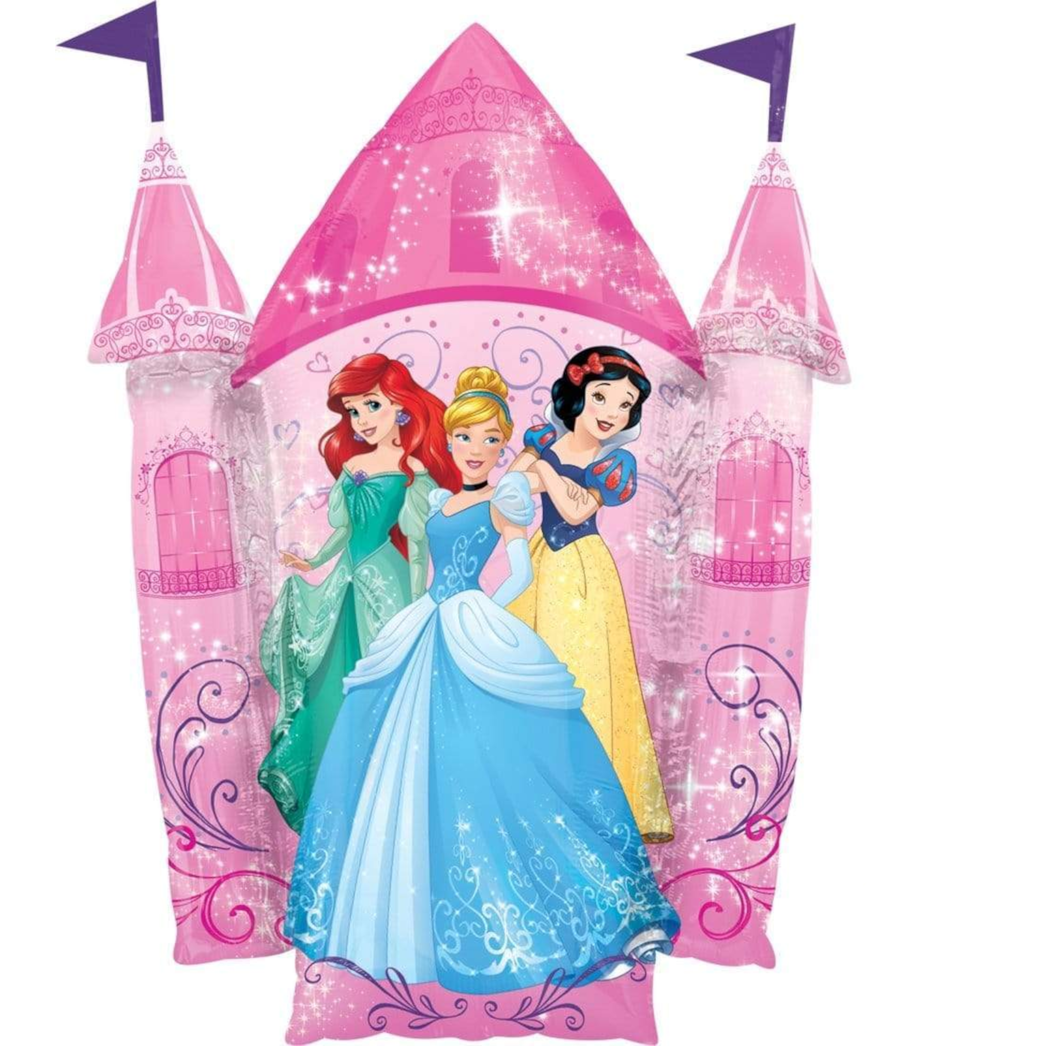Disney Princess Castle Foil Balloon 66cmx88cm