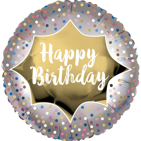 Happy Birthday 18in (45cm) Foil Balloon