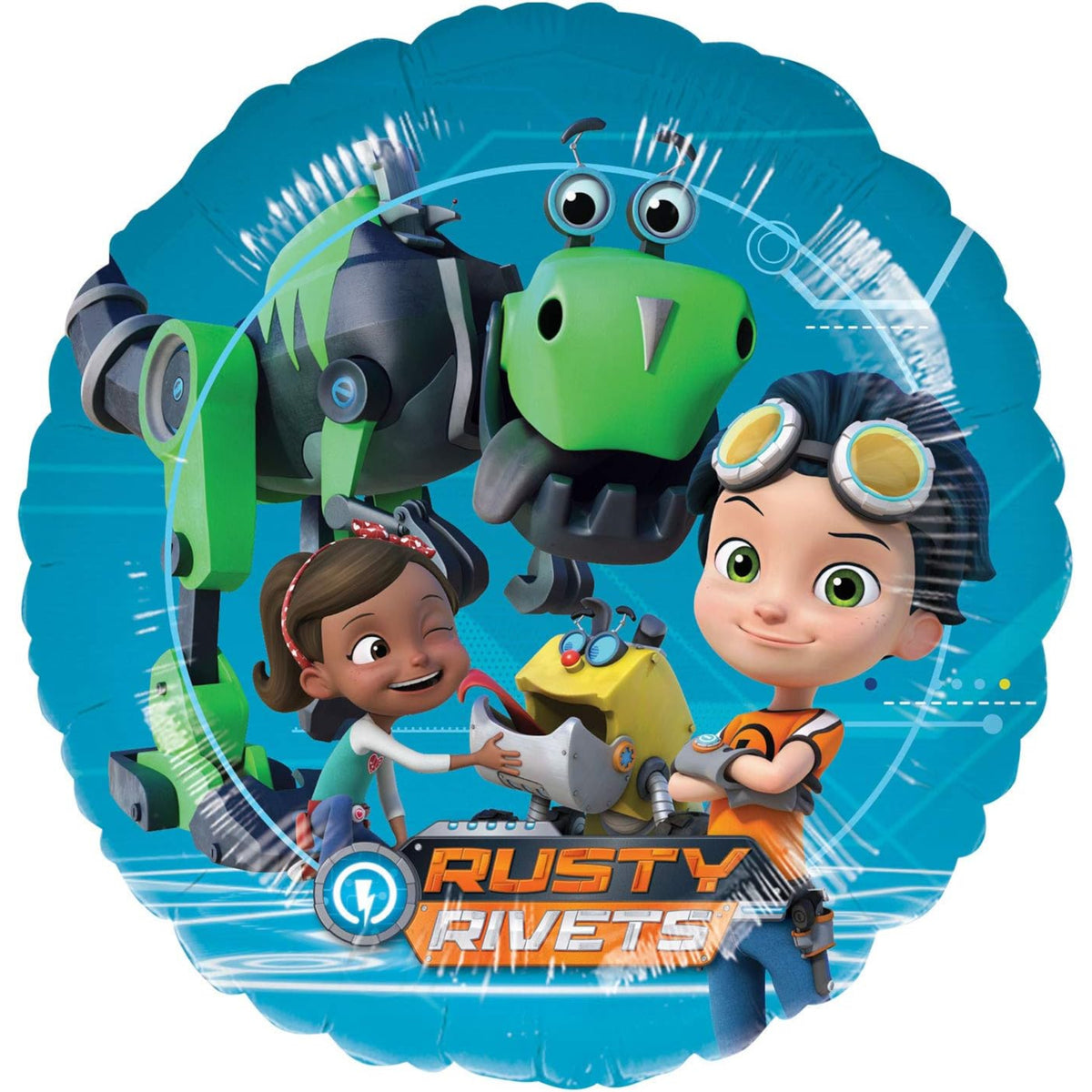 Rusty Rivets Balloon Rusty Rivets Foil Balloon 17in (43cm) – Latifs