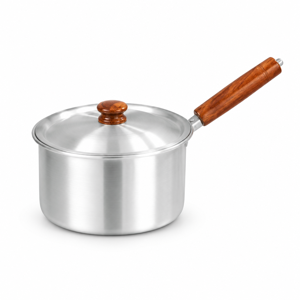 Mastercook 8" Saucepan With Wooden Handle
