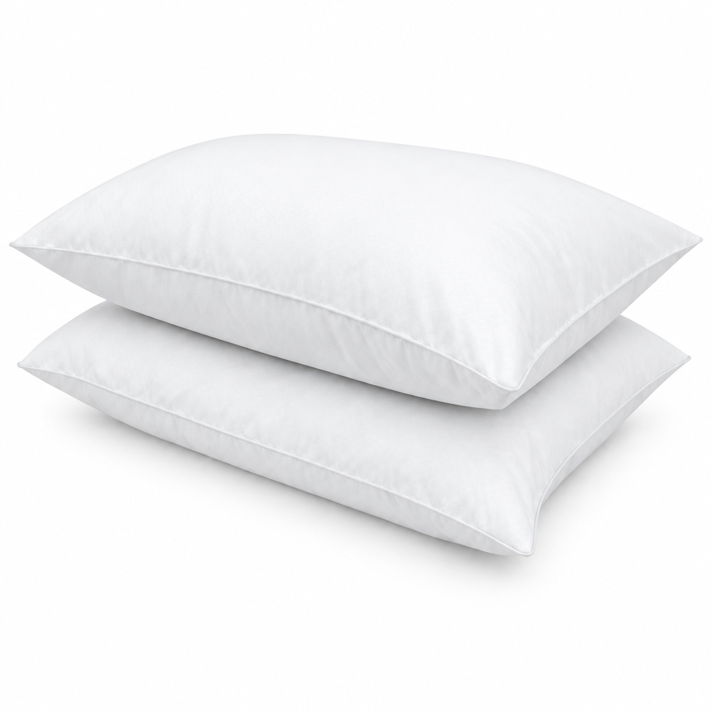 Ergonomic Neck & Back Support Pillow Twin Pack – Orthopedic Pain Relief
