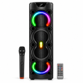 GY-4801 Bluetooth Party Speaker, 8-Inch x 4 Woofer RGB Lights