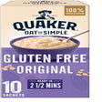 Quaker Oat So Simple Original 10 Sachets