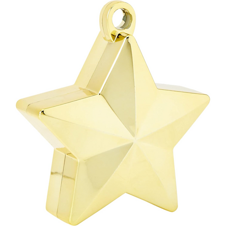 Gold Star Balloon Weight