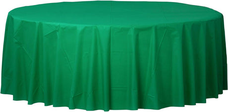 Plastic Round Table Cover 84inch