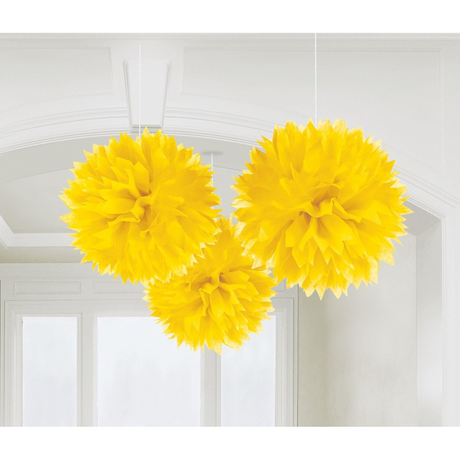 Fluffy Dec Yellow Sunshine