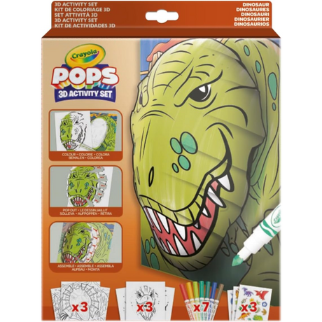 Crayola Pops Dinosaur 3D Activity Set
