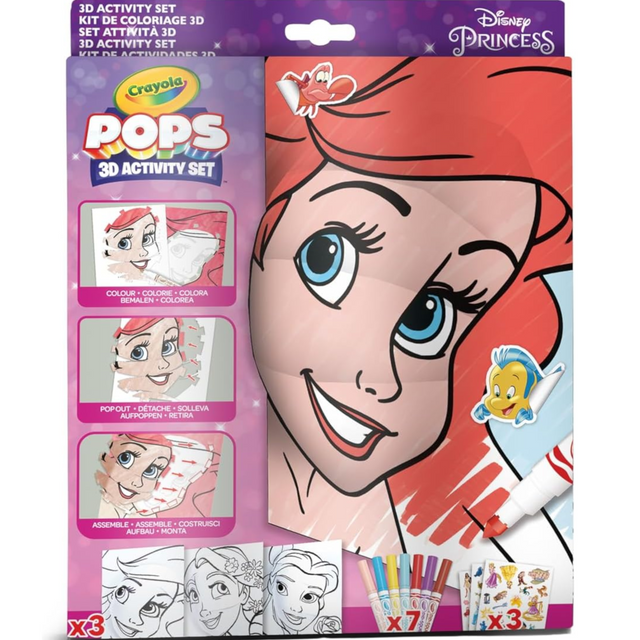 Crayola Pops Disney Princess 3D Activity Set