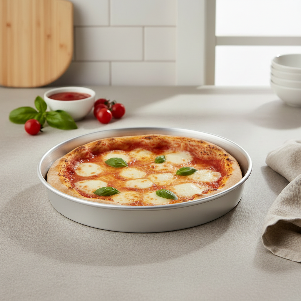 8 Inch Aluminium Pizza Plate