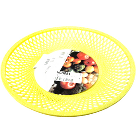 HK Plastic Dish Yellow ( 9 Inch)