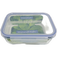 Vented Rectangular Airtight Storage Container 630ml