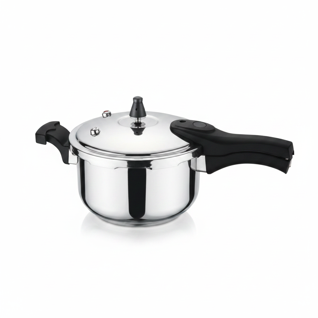 Mastercook 5 Litre Steel Pressure Cooker Induction Bottom