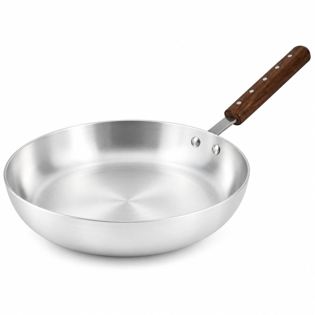 Mastercook 24cm Frying Pan with Teak Handle
