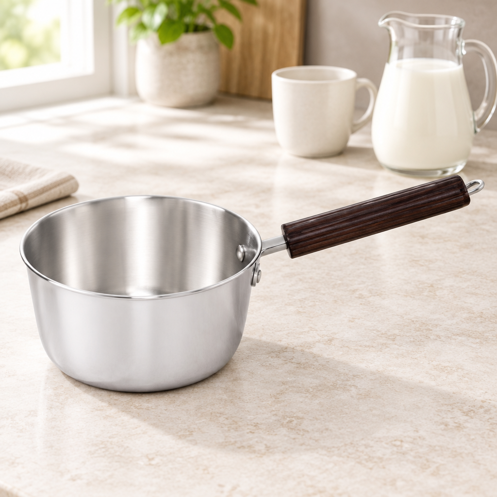 Easycook 18cm Milk Pan with Long Handle